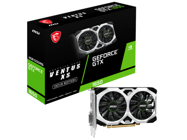 NVIDIA GeForce GTX 1650 4GB D6 MSI Ventus XS OCV3